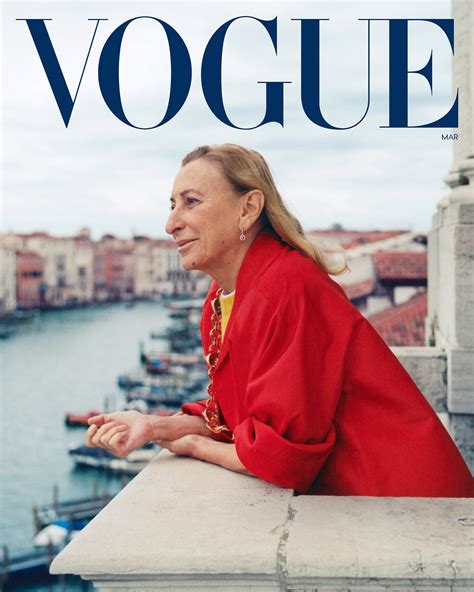 How Miuccia Prada Sees the World for Vogue’s March Cover .